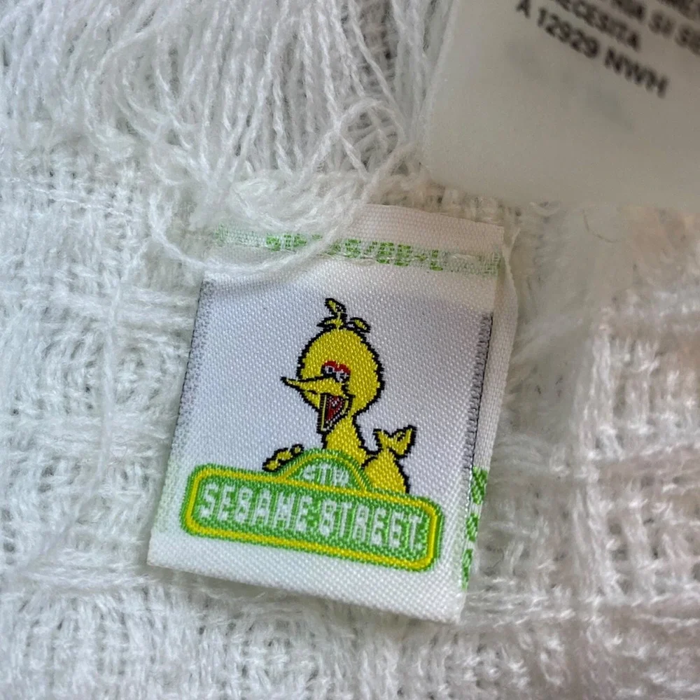 VTG 90s‎ Sesame Street Blanket Baby Big Bird Jim Henson 45